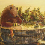 Andi Keating Bear in Tub