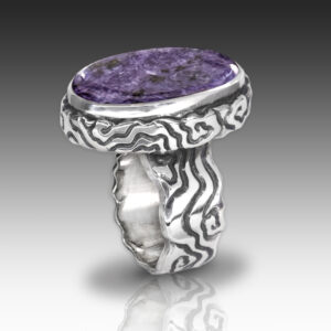 Charoite Ring 2023 - Silver Element Jewelry