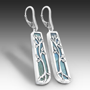 Graceful Growth Earrings 2024 - Silver Element Jewelry