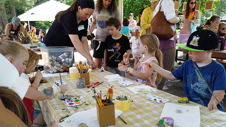 forest to frame kids craft area