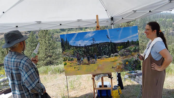 forest to frame artist melissa dingfield