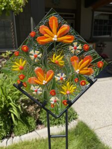 Girard.Orange Garden Stake.2026